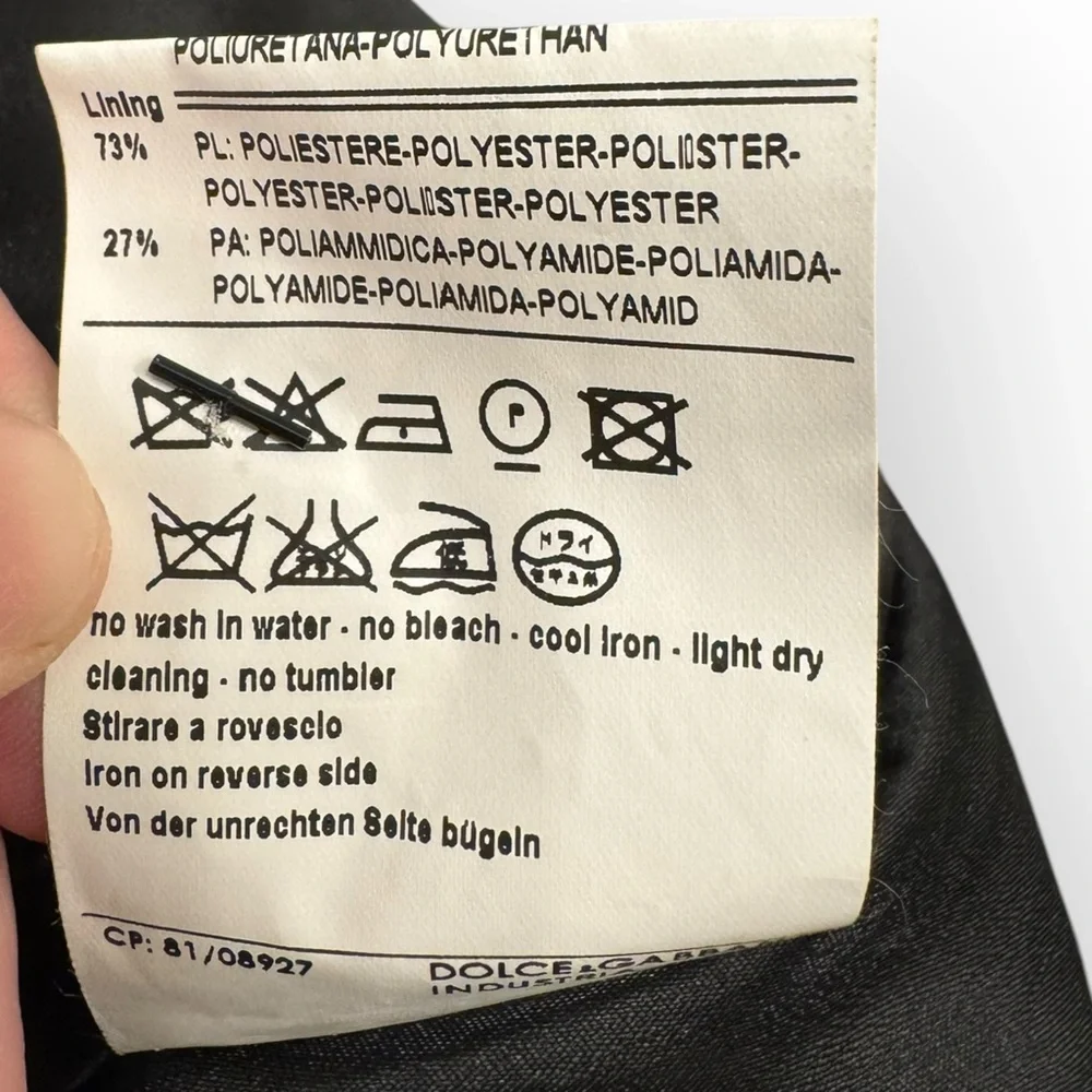 DOLCE & GABBANA Vintage Gold Metallic Dress, Size 44 IT (8 US) - Picture 16 of 16